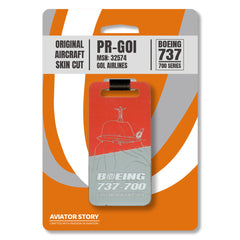 Gol Boeing 737 PR-GOI Original Aircraft Tag | G6