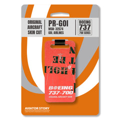 Gol Boeing 737 PR-GOI Original Aircraft Tag | SP1