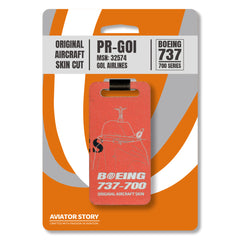 Gol Boeing 737 PR-GOI Original Aircraft Tag | SP2