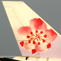 China Airlines Boeing 747 Plane Skin Table Sculpture B-18206 | C21