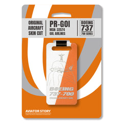 Gol Boeing 737 PR-GOI Original Aircraft Tag