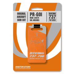 Gol Boeing 737 PR-GOI Original Aircraft Tag