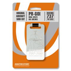 Gol Boeing 737 PR-GOI Original Aircraft Tag