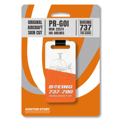 Gol Boeing 737 PR-GOI Original Aircraft Tag