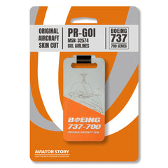 Gol Boeing 737 PR-GOI Original Aircraft Tag