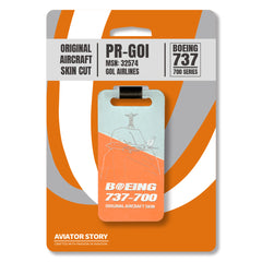 Gol Boeing 737 PR-GOI Original Aircraft Tag