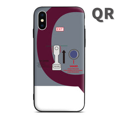 QR Aircraft Door Style Phone Case