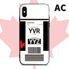 Air Canada AC color Baggage Ticket design perfect for aviation geeks crew pilot apple iphone huawei samsung xiaomi