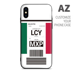 AZ Alitalia color Baggage Ticket design perfect for aviation geeks crew pilot apple iphone huawei samsung xiaomi