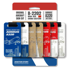 China Eastern Airbus A320 B-2202 Original Aircraft Tag