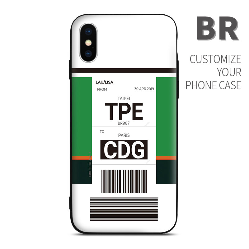 BR EVA Airways color Baggage Ticket design perfect for aviation geeks crew pilot apple iphone huawei samsung xiaomi