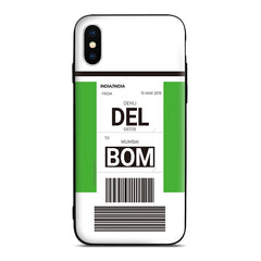 Plane Baggage Ticket (Single Color) Customizable Phone Case