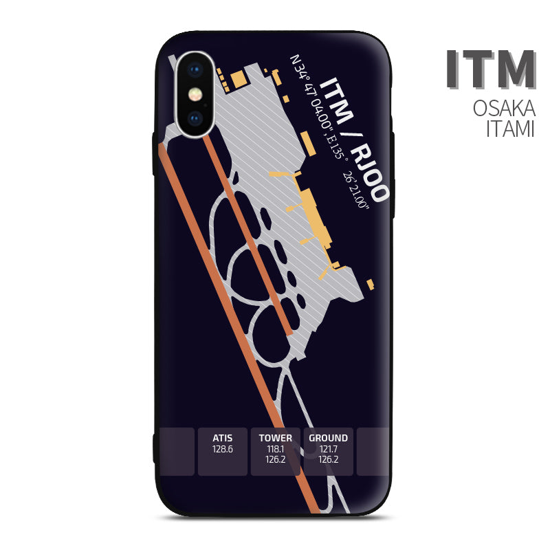 Osaka International Itami Airport Diagram Phone Case Aviation gift crew airline pilot iphone avgeek apple samsung huawei xiaomi iPhone