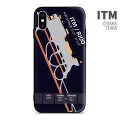 Osaka International Itami Airport Diagram Phone Case Aviation gift crew airline pilot iphone avgeek apple samsung huawei xiaomi iPhone