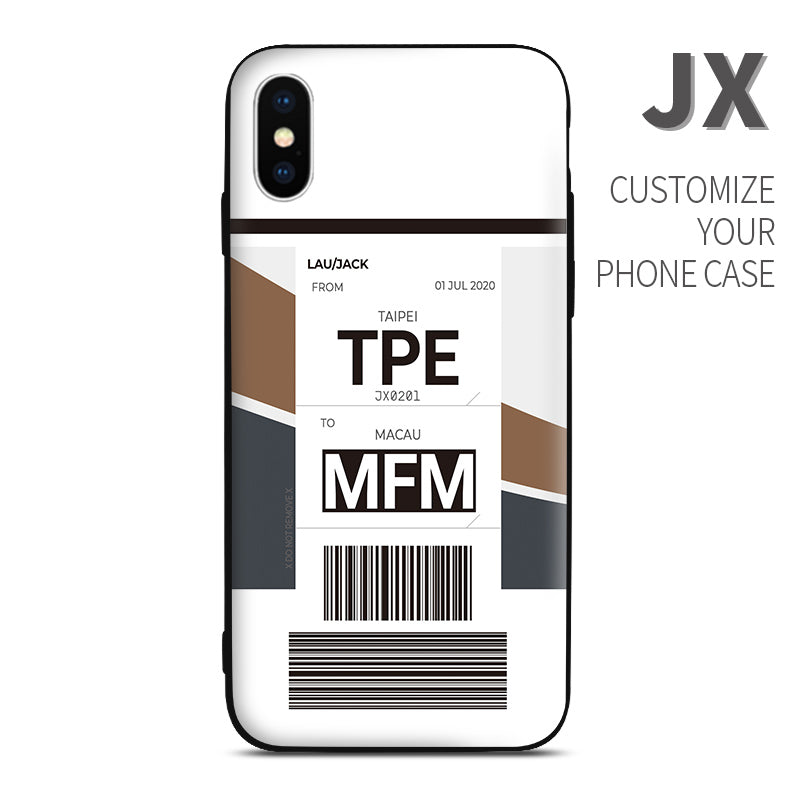 JX StarLux color Baggage Ticket design perfect for aviation geeks crew pilot apple iphone huawei samsung xiaomi