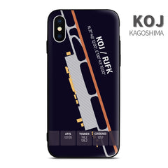 Kagoshima Airport Diagram Phone Case Aviation gift crew airline pilot iphone avgeek apple samsung huawei xiaomi iPhone