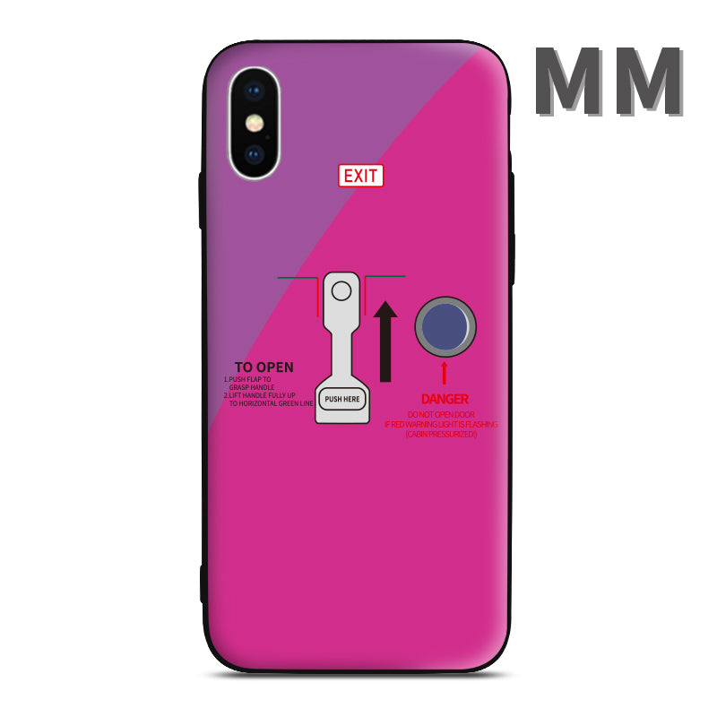 Peach MM Airbus A320 Phone Case aviation gift pilot iPhone android Samsung Apple Huawei Xiaomi