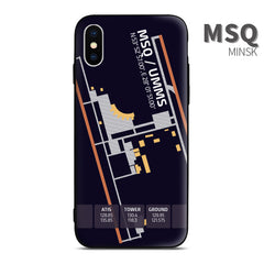 Minsk Airport Diagram Phone Case