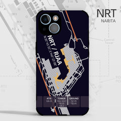 Tokyo Narita Airport Diagram Phone Case