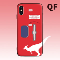 QF Qantas airlines aviation Phone Case Boeing 747 Android Apple iPhone Samsung Xiaomi Huawei