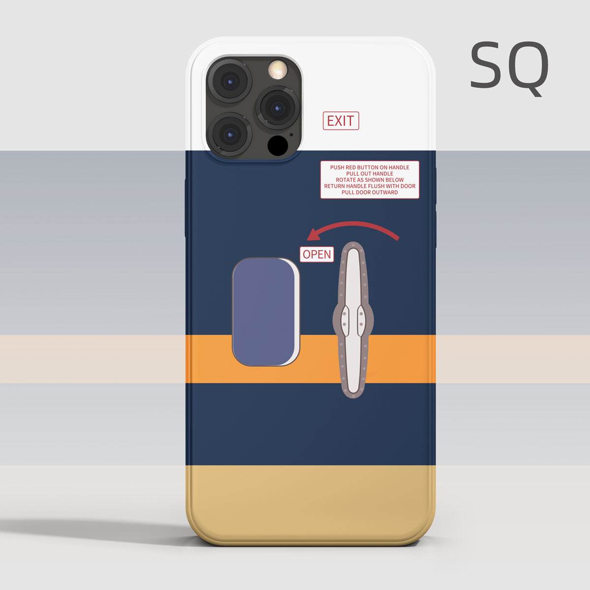 Singapore Airlines SQ Boeing 747 Phone Case aviation gift pilot iphone android apple huawei xiaomi crew flight