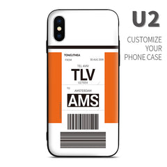 EasyJet U2 color Baggage Ticket design perfect for aviation geeks crew pilot apple iphone huawei samsung xiaomi