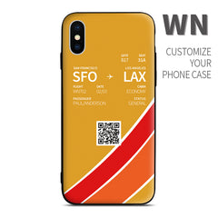 WN Southwest color Boarding Pass Phone Case design perfect for aviation geeks crew pilot apple iphone huawei samsung xiaomi