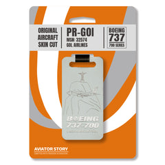 Gol Boeing 737 PR-GOI Original Aircraft Tag