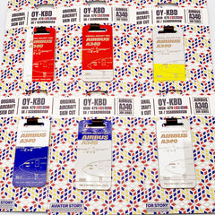 Scandinavian SAS Airbus A340 Aircraft Skin Tag OY-KBD