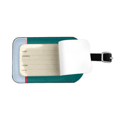 Cathay Pacific Boeing 747 Aircraft Exit Leather Luggage Tag