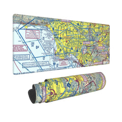 Los Angeles Sectional Chart Extra Large Aviation Mouse Pad LAX