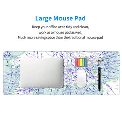 United Kingdom Enroute Chart Extra Large Aviation Mouse Pad