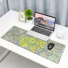 Dallas Ft Worth Sectional Chart Extra Large Aviation Mouse Pad DFW