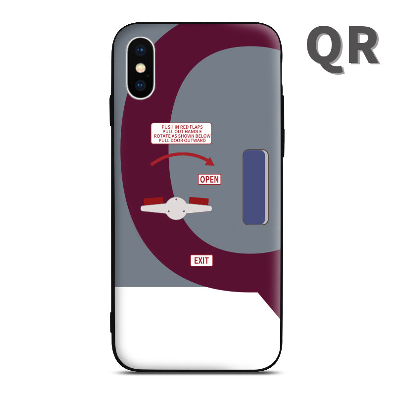 QR Aircraft Door Style Phone Case