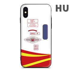 Boeing 787 Hainan Airlines Color Emergency Exit Door Style Soft Shell Phone Case iPhone Andiod