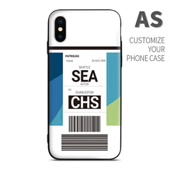 AS Alaska Airlines color Baggage Ticket design perfect for aviation geeks crew pilot apple iphone huawei samsung xiaomi