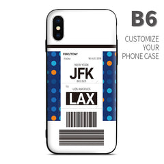 B6 Jetblue Airlines color Baggage Ticket design perfect for aviation geeks crew pilot apple iphone huawei samsung xiaomi