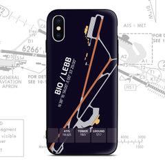 Bilbao Airport Diagram Phone Case