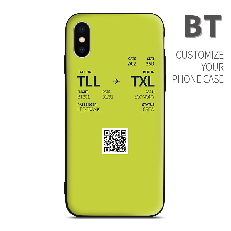 Air Batic BT Boarding Pass Phone Case design perfect for aviation geeks crew pilot apple iphone huawei samsung xiaomi