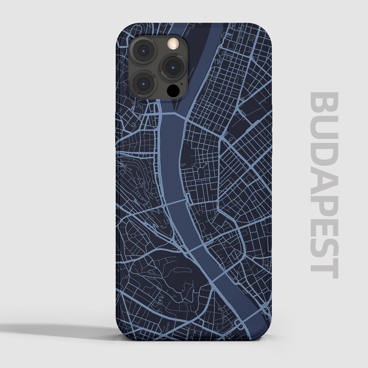 Budapest Hungary Phone Case city map landscape. Apple Huawei XIiaomi iPhone Android Samsung