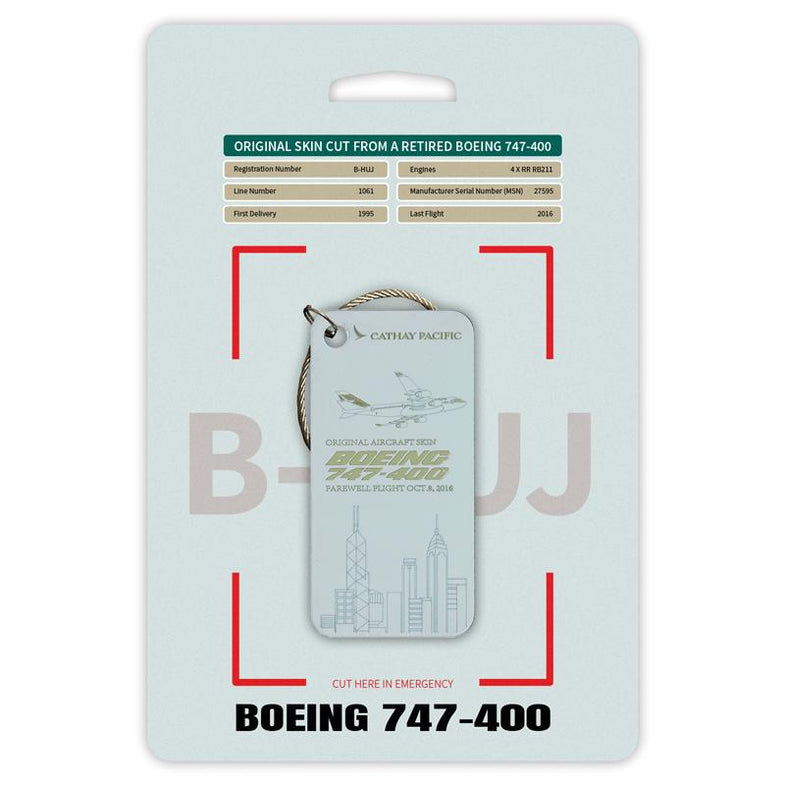 ドラゴン航空 Airlinertags B737-200 文字部分カット Aircrafttag - original aircraft skin