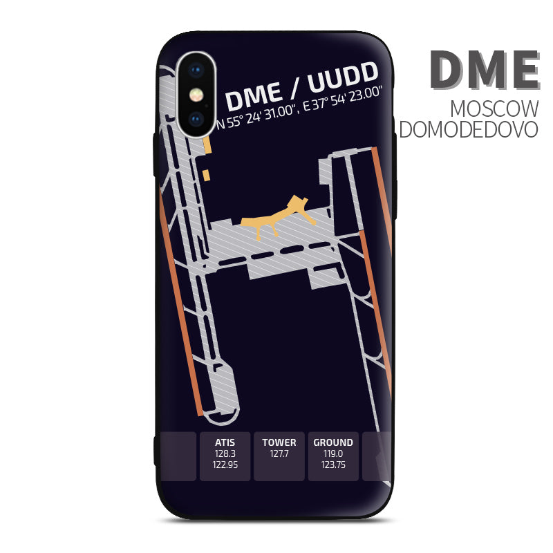 Moscow Domodedovo airport diagram phon case iphone apple samsung huawei xiaomi aviaiton gift for crew pilots avgeeks