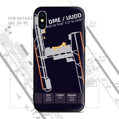 Moscow Domodedovo Airport Diagram Phone Case