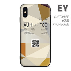 EY Etihad Boarding Pass Phone Case design perfect for aviation geeks crew pilot apple iphone huawei samsung xiaomi
