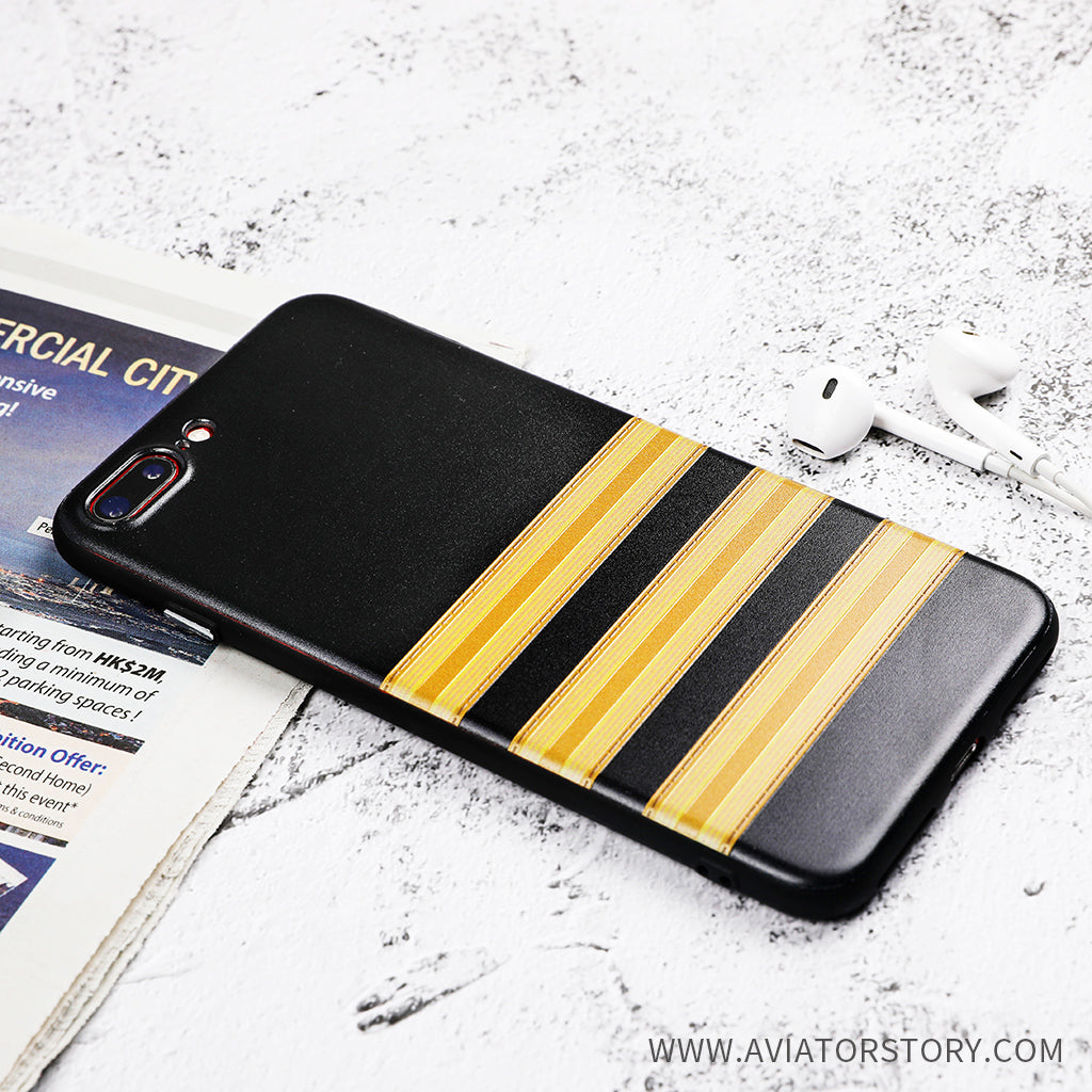 Pilot Stripes Phone Case aviation gift pilot iPhone Andriod Apple Samsung Huawei