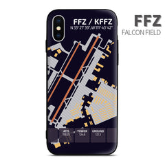 Falcon Field Airport Diagram Phone Case Aviation gift crew airline pilot iphone avgeek apple samsung huawei xiaomi iPhone