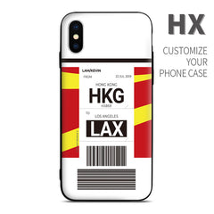 HX Hong Kong Airlines color Baggage Ticket design perfect for aviation geeks crew pilot apple iphone huawei samsung xiaomi