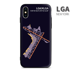 New York LGA Airport Diagram Phone Case