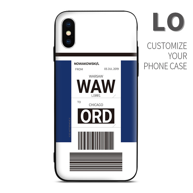LOT Polish LO color Baggage Ticket design perfect for aviation geeks crew pilot apple iphone huawei samsung xiaomi