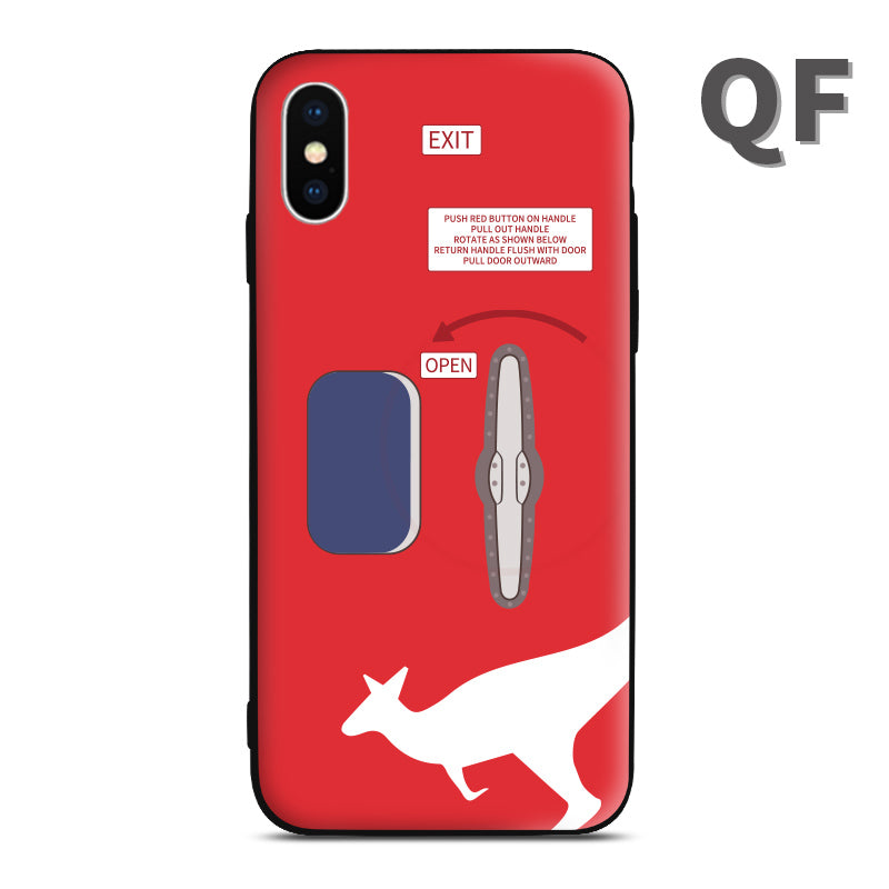 QF Qantas airlines aviation Phone Case Boeing 747 Android Apple iPhone Samsung Xiaomi Huawei